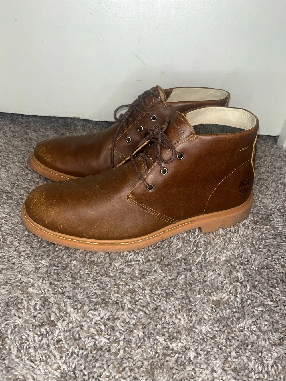 Timberland Belanger  Men's Chestnut Leather Chukka Boots